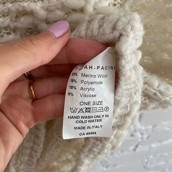 SARAH PACINI knitted sleeveless bolero - Picture 4 of 4